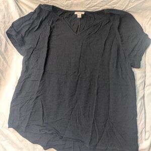 Loose Black Blouse